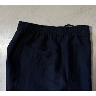 Giorgio Armani Men Linen/Viscose Drawstring Short Pants Black 32/48 NWT $1395