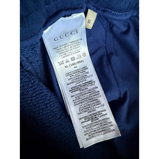 Gucci Interlocking G 1921 Jogger Pants Blue Men XL 756654 XJFV7 NWT
