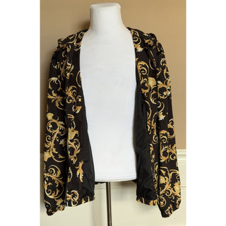 Versace Men's Blouson Medusa Jacket Black/Gold 48 US (58 Euro) 1021686 NWT $1550