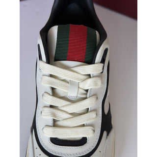 Gucci Women’s Re-Web Sneakers White/Black 9.5 US (39.5 Euro) 807059 NIB