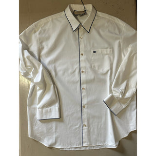 New $1200 Gucci Men’s Dress Shirt White 43/17 Italy