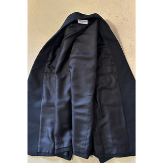 Saint Laurent Men’s Satin Jacket Blazer Black 40R US/50R Eu New $2900