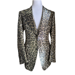 NWT $5550 TOM FORD Men Sport Coat Jacket Blazer Leopard Brown 42 US/52 E