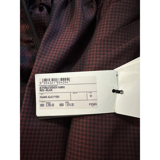 New $3290 Fendi Men’s Reversible Parka Coat Black/Red Size 40 US/50 Eu Italy