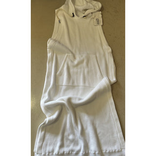 Brunello Cucinelli Rib Knit Cotton Midi Dress Size L New $3695