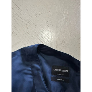 Giorgio Armani Men Dress Shirt Navy Size 42/16.5 New $1295 Italy