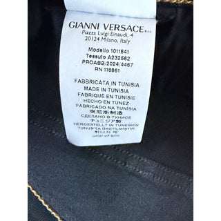 Versace Men’s Black Stretch Denim Jeans Size 36 US 1011841 NWT $950