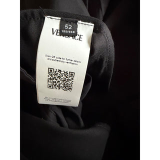 Versace Medusa Blouson Cotton Twill and Techno Black Jacket 42 US 1019187 NWT