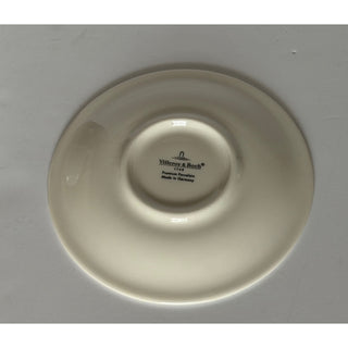 Villeroy & Boch New Cottage Espresso Cup Saucer Set 4 Pc White Germany NIB