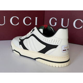 Gucci Women’s Re-Web Sneakers White/Black 9 US (39 Euro) 807059 NIB