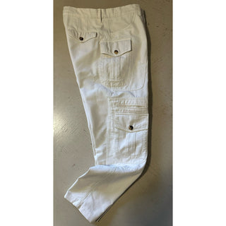 $1390 Brunello Cucinelli Men Cargo Pants Cream 36 US