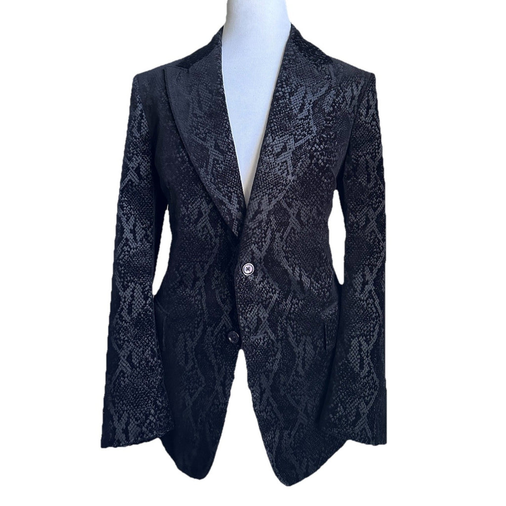 NWT $7250 TOM FORD Men Velvet Sport Coat Jacket Blazer Black 46 US/56 Eu Swit