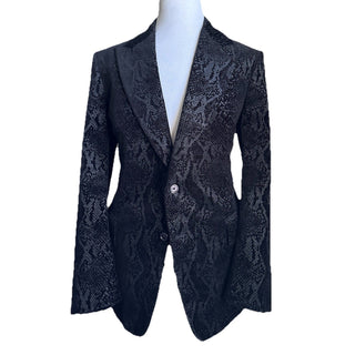 NWT $7250 TOM FORD Men Velvet Sport Coat Jacket Blazer Black 46 US/56 Eu Swit