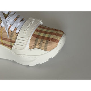 Burberry Women’s Teacup IP Check Sneakers 8 US (38 Euro) Italy 8112440 NIB $850