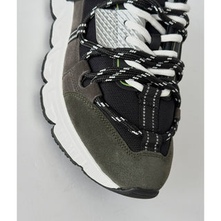 Versace Men's Greca Sneakers Gray/Green 10.5 US (43.5 Euro) IT 1021490 IT NIB