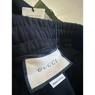 Gucci Men’s Cargo Cotton Jersey Sweatpants Black Size 2XL Italy NWT $1650