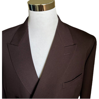 Gucci Men Double Breasted Jacket Blazer Purple 46 US/56 Eu New $4000
