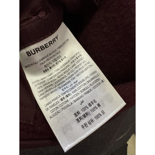 New $3550 Burberry Men’s Oversized Wool Hooded Coat DARK CHARCOAL 38 US/48 Eu
