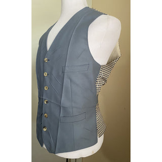 New $1500 Gucci Men Wool/Viscose Vest Gilet Blue 40 US ( 50 Eu ) Italy
