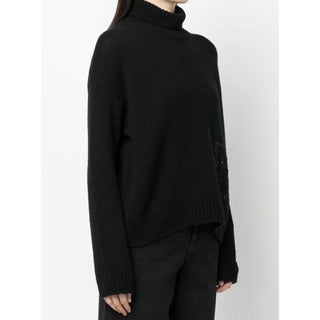 NWT $1490 Polo Ralph Lauren Purple Label Cashmere Embellished Turtleneck XL