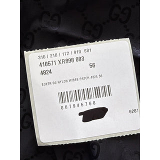 Gucci GG Supreme Monogram Bee Bermuda Shorts BlueMen 40 US (IT 56) 410571 NWT