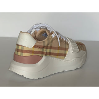 Burberry Women’s Teacup IP Check Sneakers 8.5 US (38.5) Italy 8112440 NIB $850