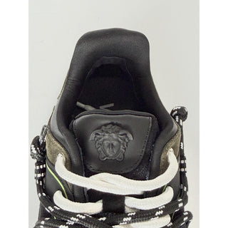 Versace Men's Greca Sneakers Gray/Green 10.5 US (43.5 Euro) IT 1021490 IT NIB