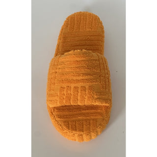 Bottega Veneta Intrecciato Resort Sponge Slipper Orange 7 US 660245 IT NIB $600