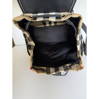 Burberry Medium Enfield Check Archive Beige IP Check Backpack 8109273 NWT $1595