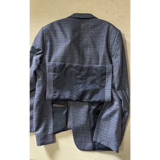 Giorgio Armani Men Sport Coat Glen Plaid Blazer Gray 42R US/52R Eu NWT $2695
