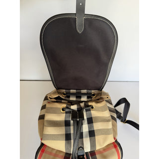 Burberry Medium Enfield Check Archive Beige IP Check Backpack 8109273 NWT $1595