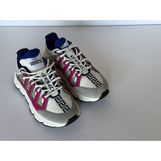 Versace Women’s Trigreca Barocco Sneakers White 8 US (38 EU) Italy 1004182 NIB
