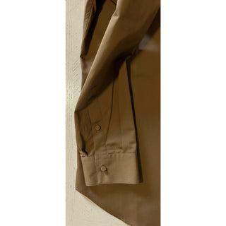 New $950 Gucci Men Teilored Dress Shirt Color Classic Biscuit 41/16