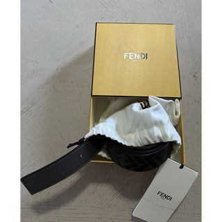 Fendi FF Buckle Men’s Reversible Brown/Gray Belt 115/46 Italy 7C0424 NWT $750