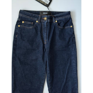 Versace Women’s Stone Wash Denim Stretch Blue Jeans Size 26 US 1018685 NWT $700