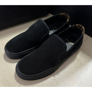 NIB Saint Laurent Men’s Suede Sneakers Shoes Black 8 US/41 Eu Italy