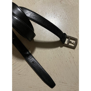 Ralph Lauren Mens Genuine Leather Belt Black 36/90 Italy