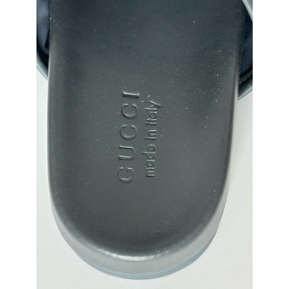 Gucci Men’s Ripstop GG Gray/Black Sandals 7.5 US (Gucci 7) 771466 NIB