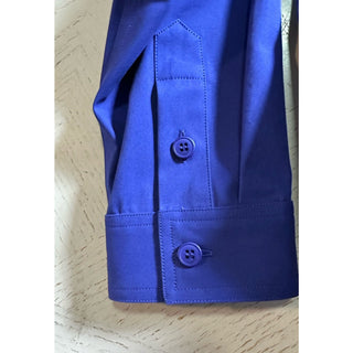 Saint Laurent Men Shirt Overshirt Jacket Encre/Blue Size 42/XL New $850 Italy