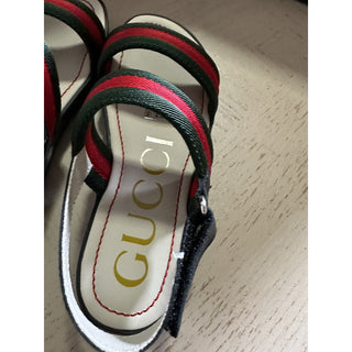 NIB Gucci Kids Sandal Shoes Green/Red Size 31 Gucci 501060