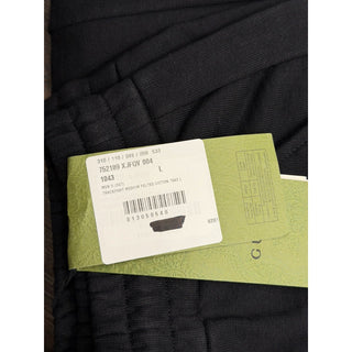 Gucci Men’s Cargo Cotton Jersey Sweatpants Black Size L Italy 752189 NWT $1650