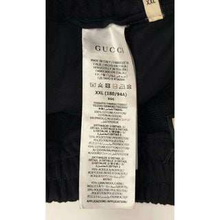 Gucci Men’s Cargo Cotton Jersey Sweatpants Black Size 2XL Italy 752189 NWT $1650