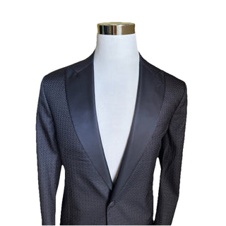 NWT $3795 Giorgio Armani Men Tuxedo Jacket Blazer Blue 42 US/52 Eu Italy