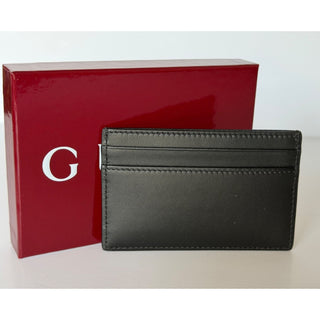 Gucci Horsebit Black Leather Card Case Made in Italy 846952 NWT