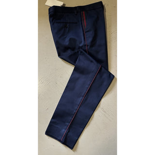 Gucci Men’s Wool Dress Pants Navy 46 Eu ( Measured 32 ) New