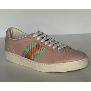 Gucci G74 Women’s Web Low-Top Sneakers in Perfect Pink 7.5 US (37.5) 858533 NIB