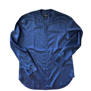 Giorgio Armani Men Dress Shirt Navy Size 40/15 3/4 New $1295 Italy