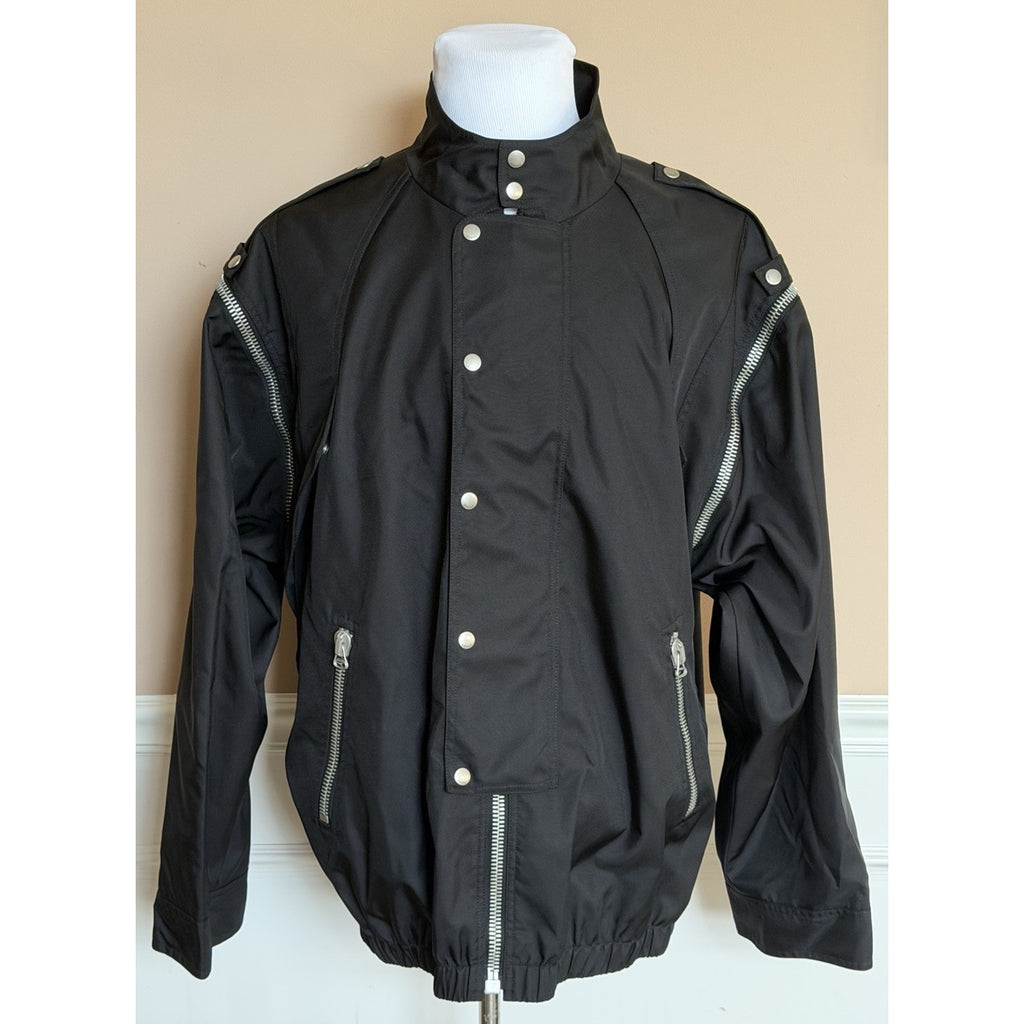 Gucci Metamorfosi Convertible Detachable Sleeve Jacket Black 44 US (54) 714759