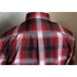 New $750 TOM FORD Men Shirt Red/Black Size 42/16.5 Italy