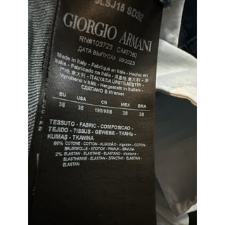 New $695 Giorgio Armani Men’s Pants Jeans Blue Size 38 Made In Italy